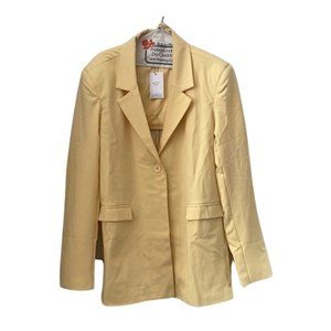 Pale Yellow Blazer